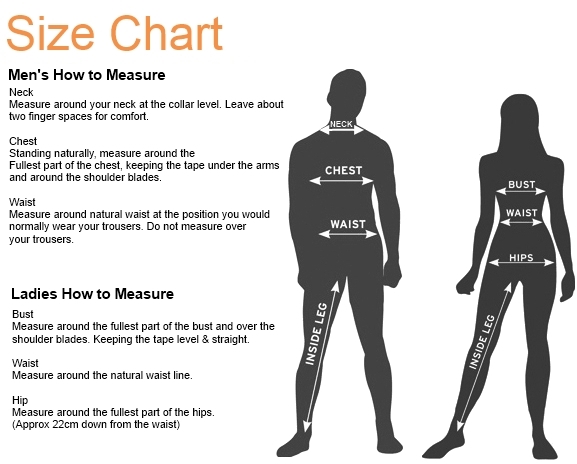 EMB Size Chart Guide